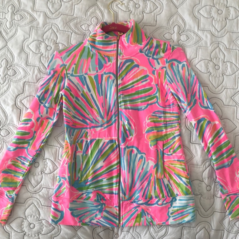 Lilly Pulitzer Zip-up Sweatshirt